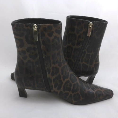 schuh Brown Multi bexley kitten heel boots schuh bexley kitten heel 2