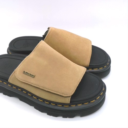 Dr Martens Tan zebzag slide sandals Dr Martens zebzag slide 2
