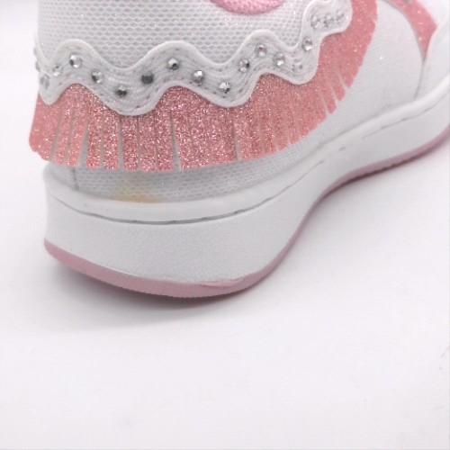 Lelli Kelly White & Pink frangetta mix girls junior Lelli Kelly frangetta mix 2