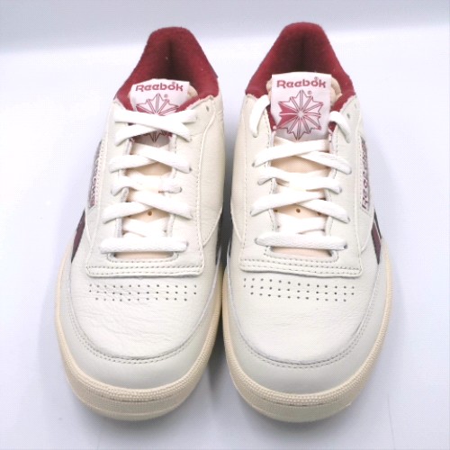 Reebok White & Burgundy club c revenge trainers Reebok club c revenge 1