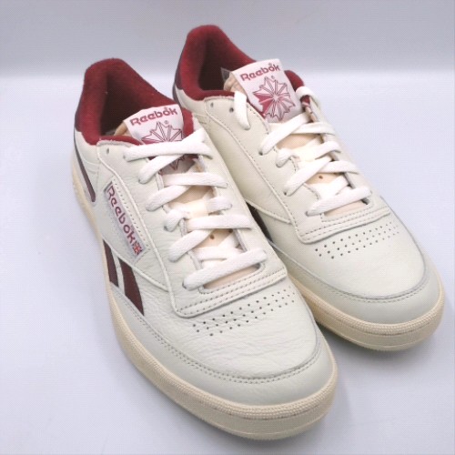 Reebok White & Burgundy club c revenge trainers Reebok club c revenge 3