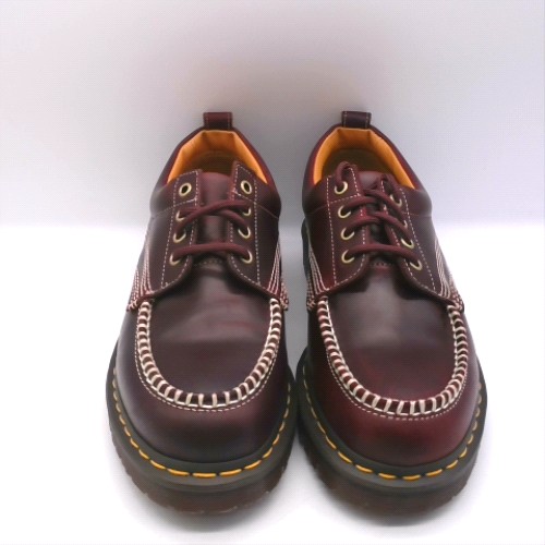 Dr Martens Burgundy lowell moc toe shoes Dr Martens lowell moc toe 1