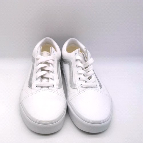 Vans White & Silver old skool trainers Vans old skool 1