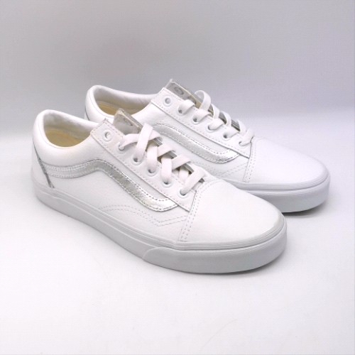 Vans White & Silver old skool trainers Vans old skool 2