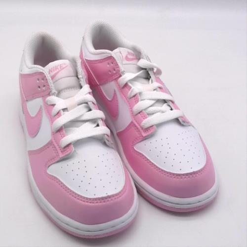 Nike White & Pink dunk low girls junior Nike dunk low 3