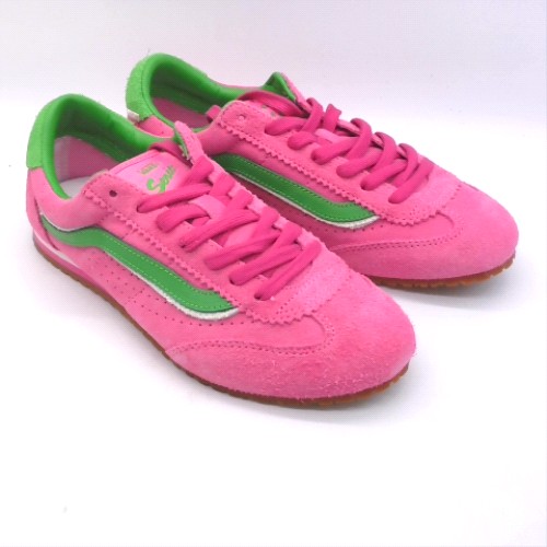 Vans Pink Multi super lowpro trainers Vans super lowpro 2