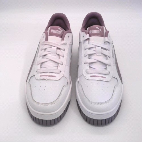 PUMA White & Purple carina street trainers PUMA carina street 1