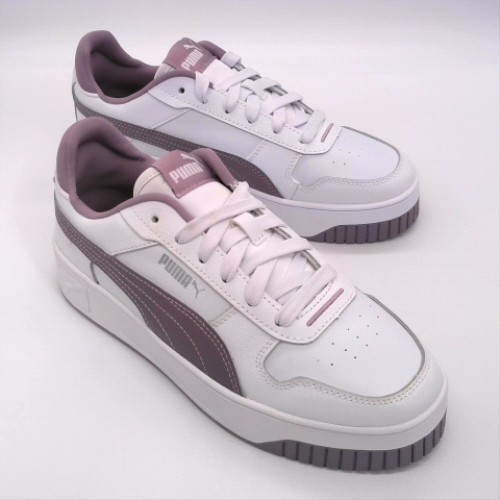 PUMA White & Purple carina street trainers PUMA carina street 2