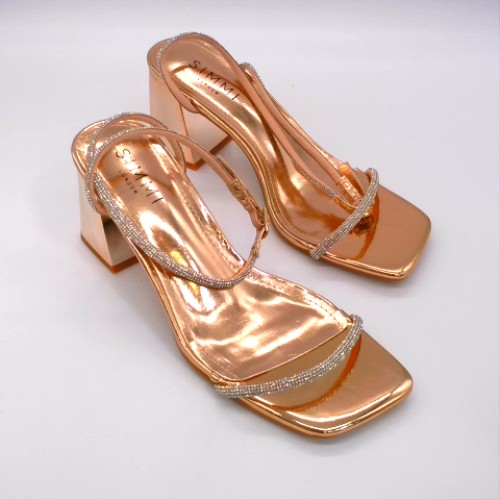 SIMMI Rose Gold ciel block low heels SIMMI ciel block 2