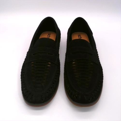 schuh Black reem woven loafer shoes schuh reem woven loafer 1