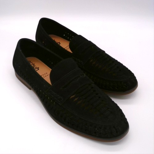 schuh Black reem woven loafer shoes schuh reem woven loafer 2