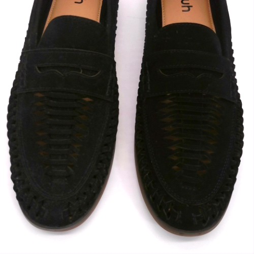 schuh Black reem woven loafer shoes schuh reem woven loafer 3