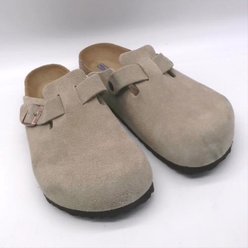 BIRKENSTOCK Beige boston soft footbed clog sandals BIRKENSTOCK boston soft footbed clog 2