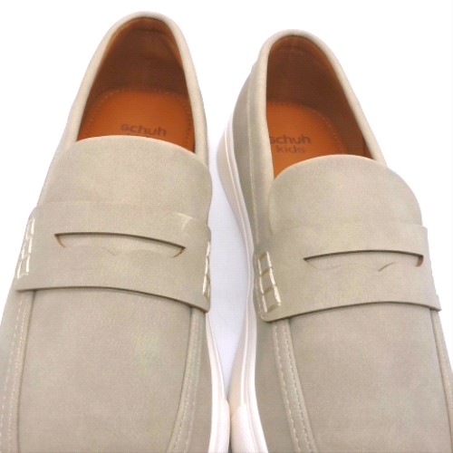 schuh Light Grey loudest white sole loafer boys youth schuh loudest white sole loafer 2