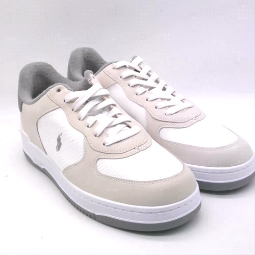 Polo Ralph Lauren White & grey masters court trainers Polo Ralph Lauren masters court 2
