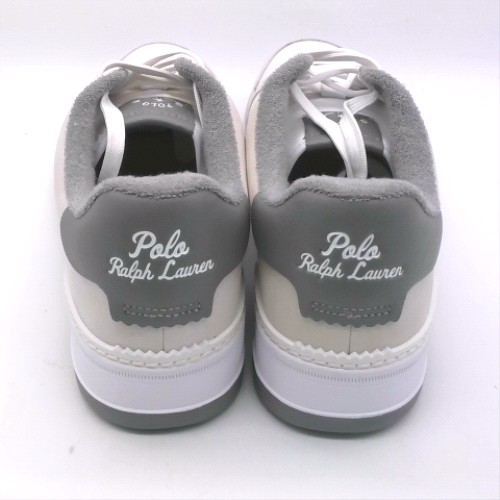 Polo Ralph Lauren White & grey masters court trainers Polo Ralph Lauren masters court 3