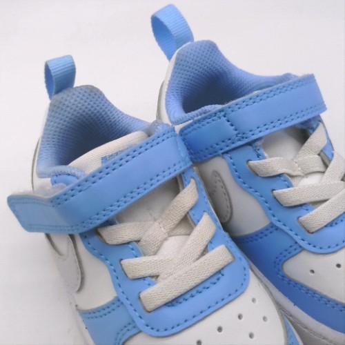 Nike White & Pl Blue court borough low boys toddler Nike court borough low 3