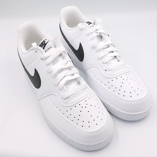 Nike White & Black court vision trainers Nike court vision 3