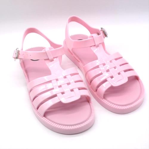 JUJU JELLIES Pale Pink reilly open toe sandals JUJU JELLIES reilly open toe 2