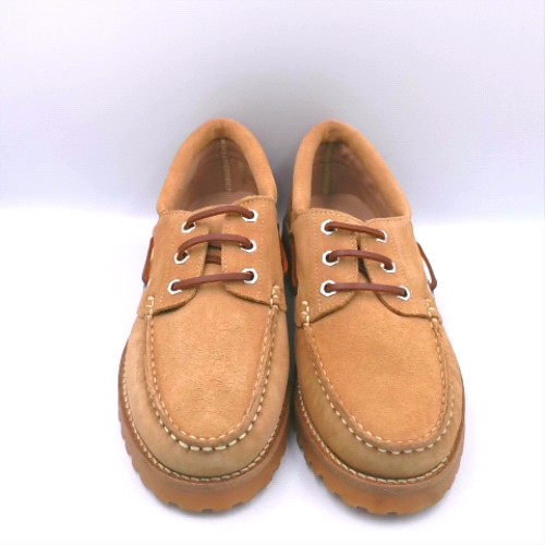 schuh Taupe lovington suede boat flats schuh lovington suede boat 1