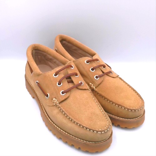 schuh Taupe lovington suede boat flats schuh lovington suede boat 2