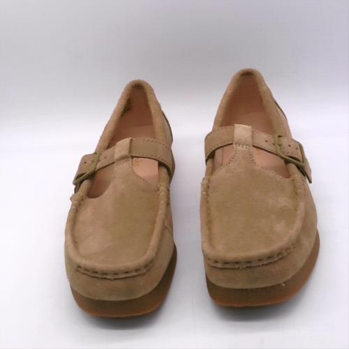 Clarks Tan wallabee evo bar flats Clarks wallabee evo bar 1