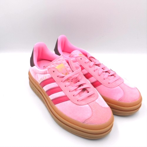 adidas Pink gazelle bold girls youth adidas gazelle bold 2