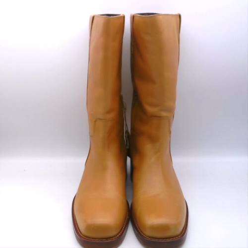 schuh Tan delany leather calf boots schuh delany leather calf 1