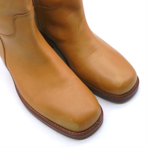 schuh Tan delany leather calf boots schuh delany leather calf 2