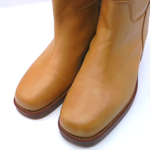 schuh Tan delany leather calf boots schuh delany leather calf 3
