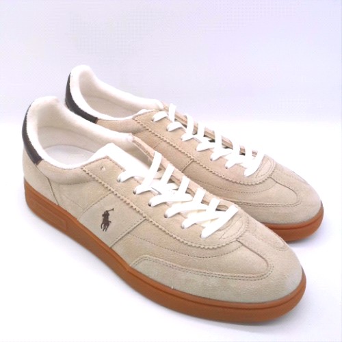 Polo Ralph Lauren Taupe bedford trainers Polo Ralph Lauren bedford 2