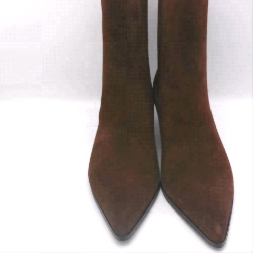schuh Brown betsy suede formal boots schuh betsy suede formal 1