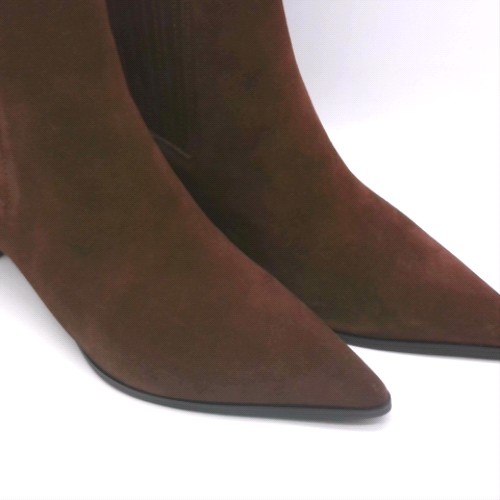schuh Brown betsy suede formal boots schuh betsy suede formal 2