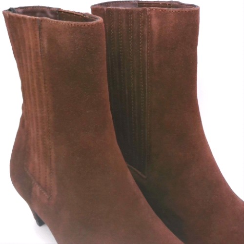 schuh Brown betsy suede formal boots schuh betsy suede formal 3