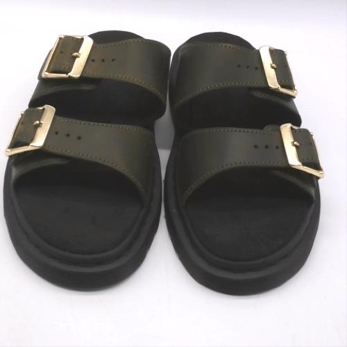 Dr Martens Khaki josef slide sandals Dr Martens josef slide 1