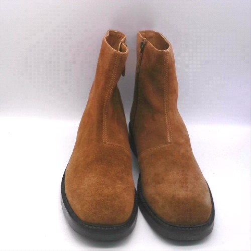 schuh Tan dario suede square toe boots schuh dario suede square toe 1