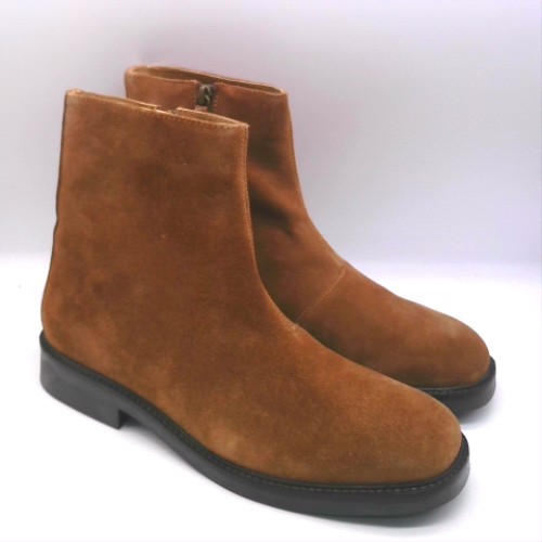 schuh Tan dario suede square toe boots schuh dario suede square toe 2