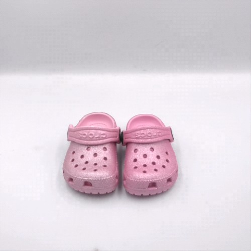 Crocs Pink classic glitter clog girls toddler Crocs classic glitter clog 1