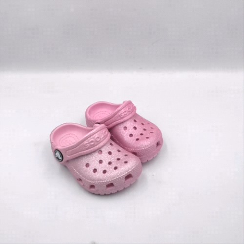 Crocs Pink classic glitter clog girls toddler Crocs classic glitter clog 2