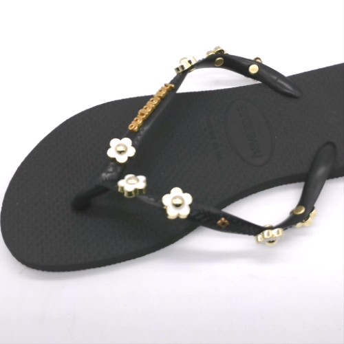 Havaianas Black slim stylish flip sandals Havaianas slim stylish flip 2