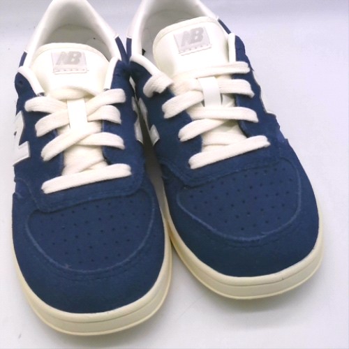 New Balance Navy & White t500 boys junior New Balance t500 3