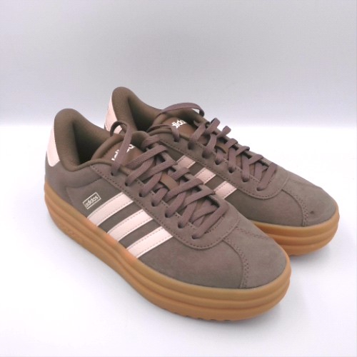 adidas Brown Multi vl court bold trainers adidas vl court bold 2