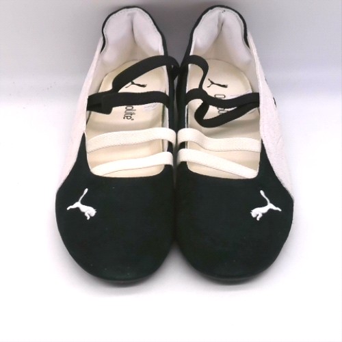 PUMA Black & White speedcat ballet trainers PUMA speedcat ballet 1