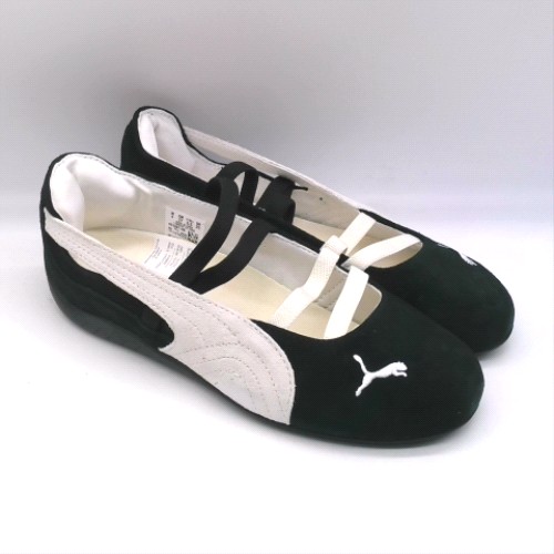 PUMA Black & White speedcat ballet trainers PUMA speedcat ballet 2
