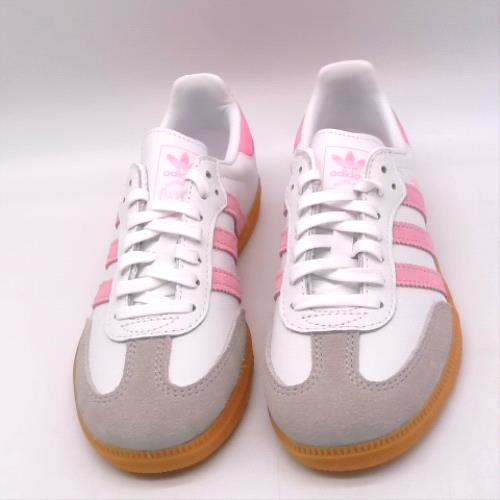 adidas White & Pink samba og girls junior adidas samba og 1