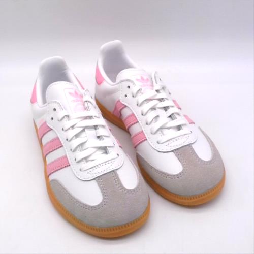 adidas White & Pink samba og girls junior adidas samba og 2