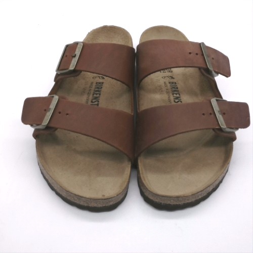 BIRKENSTOCK Dark Brown arizona oiled leather sandals BIRKENSTOCK arizona oiled leather 1