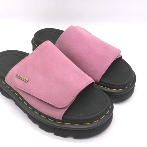Dr Martens Pale Pink zebzag slide sandals Dr Martens zebzag slide 2