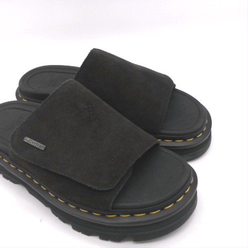 Dr Martens Black zebzag slide sandals Dr Martens zebzag slide 2