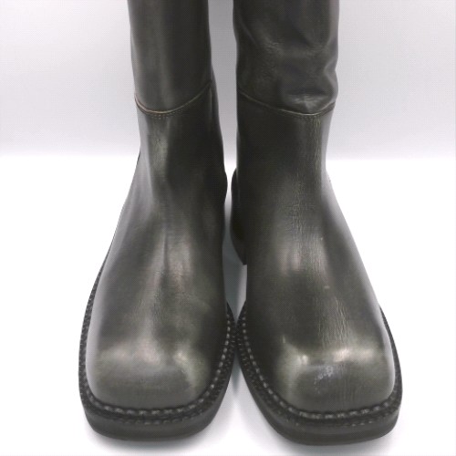 schuh Black doria leather knee high boots schuh doria leather knee high 1